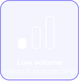 low volume manual prospecting